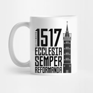 95 theses of the reformation of the church. Wittenberg 1517. Mug